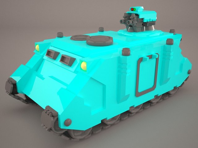 Predator Tank 3D Model