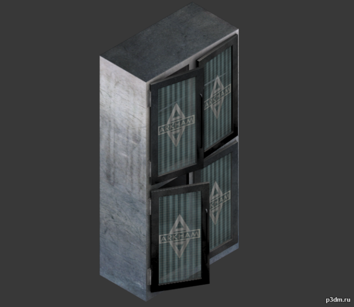 Cabinet Double 3D Model