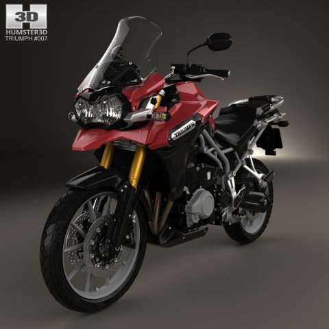 Triumph Tiger Explorer 2015 3D Model