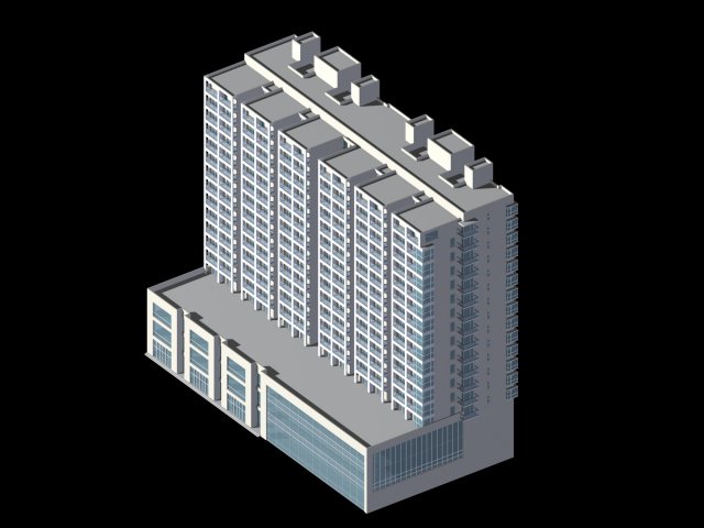 City government office building architectural design – 25 3D Model
