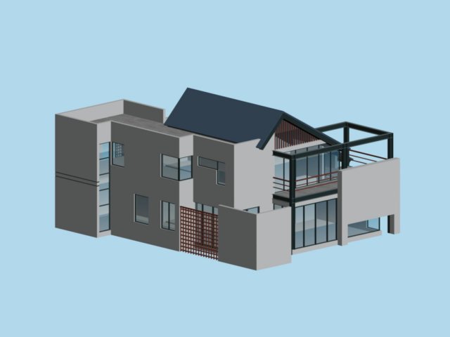 City – alone Villa 11201 3D Model