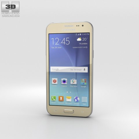 Samsung Galaxy J2 Gold 3D Model