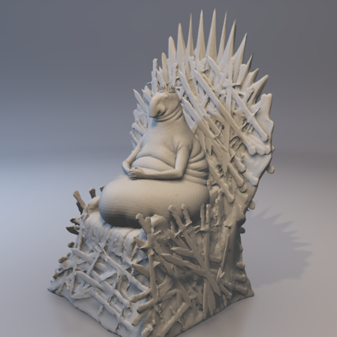 Throne 3D Print Model