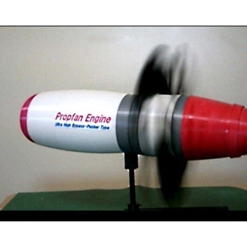 Propfan Engine, Pusher Type 3D Print Model