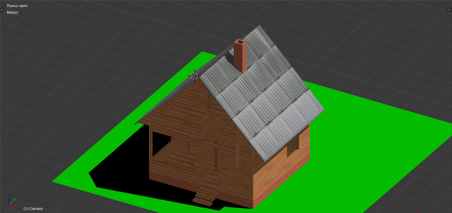 Template of the house 3D Model