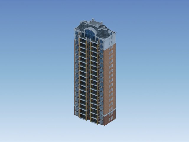 City government office building architectural design – 377 3D Model