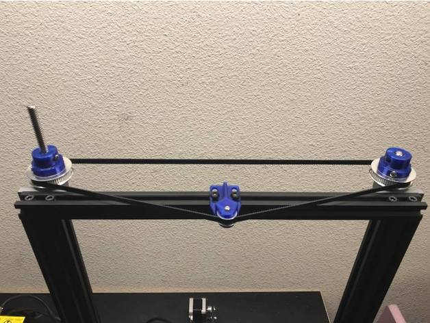 CR-10 Dual Z Pulley Setup 3D Print Model