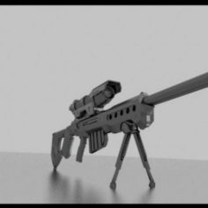 Snipper riffle 3D Model