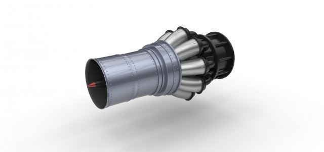 Jet engine 3D Model