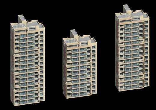 City government office building architectural design – 302 3D Model