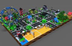 Lego City game 3D Model