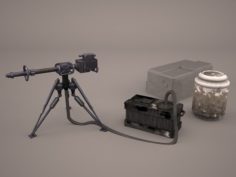 E-Web Gun Star Wars 3D Model