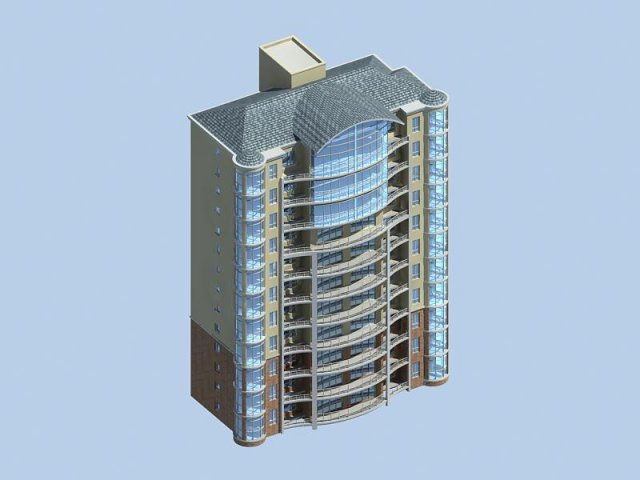 City government office building architectural design – 292 3D Model