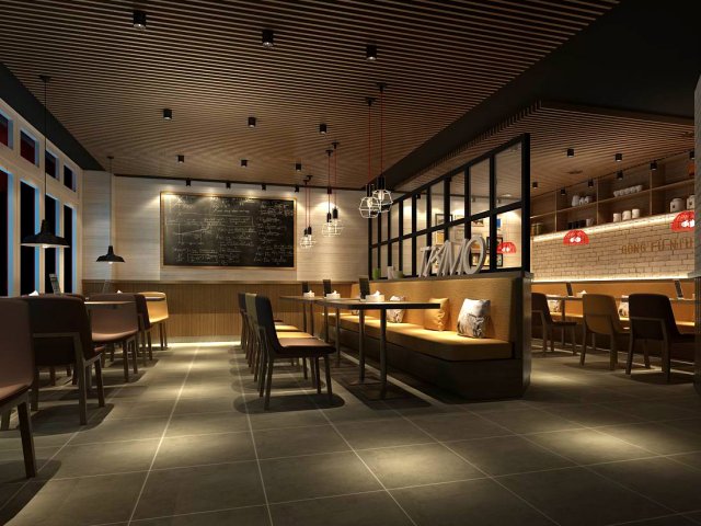 Restaurant teahouse cafe drinks clubhouse 256 3D Model