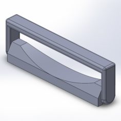 wooden folding table handle 3D Print Model