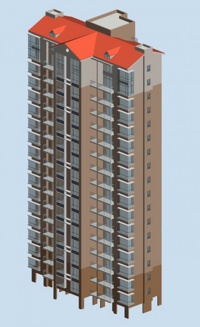 City government office building architectural design – 129 3D Model