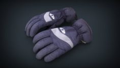 Ski Gloves for Woman 3D Model