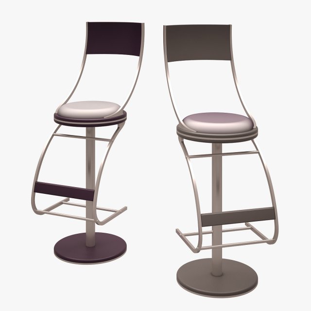 Bar Chair 01 3D Model