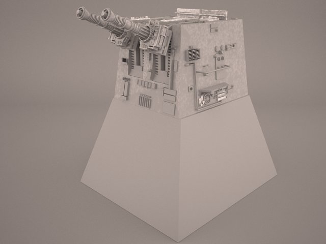 Cannon Star Wars 3D Model