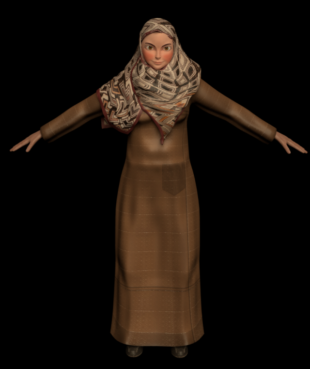 Hejab Free 3D Model