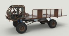 Mongo Heist Truck 3D Model