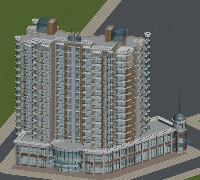 City government office building architectural design – 95 3D Model