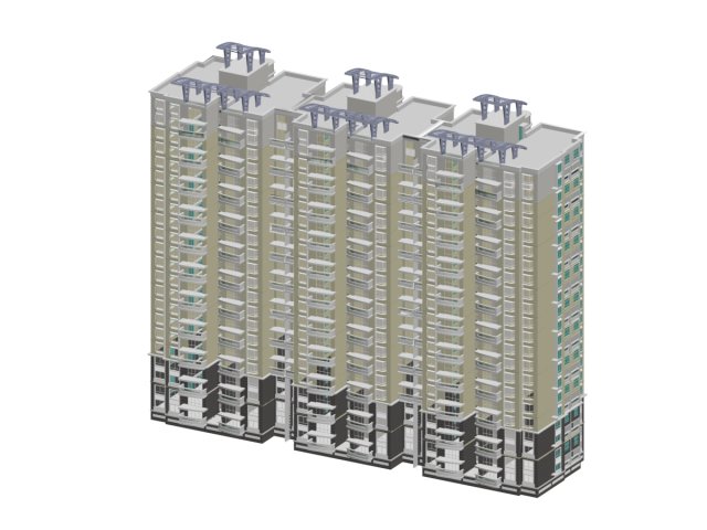 City government office building architectural design – 270 3D Model