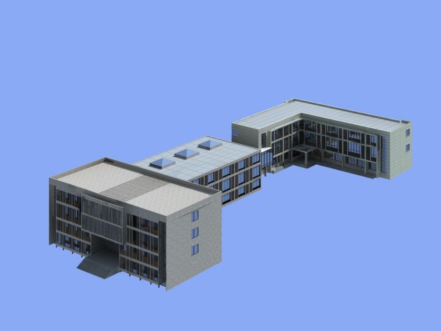 City planning office building fashion design – 223 3D Model