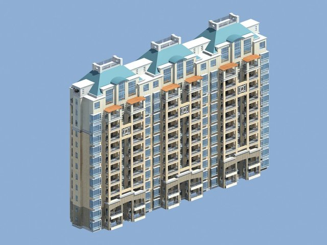 City government office building architectural design – 446 3D Model