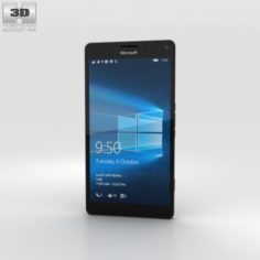 Microsoft Lumia 950 XL Black 3D Model