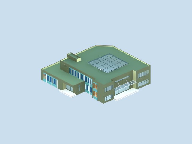 City planning office building fashion design – 428 3D Model