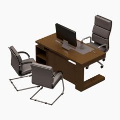 Office Set 02 3D Model