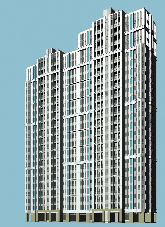 City government office building architectural design – 126 3D Model
