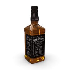 Jack Daniels 70cl Bottle 3D Model
