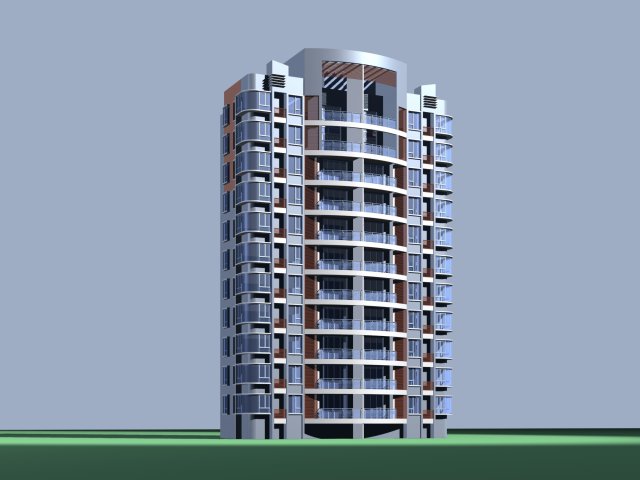 City government office building architectural design – 56 3D Model