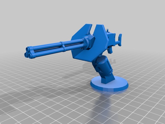 Halo Chain Gun Turret 3D Print Model