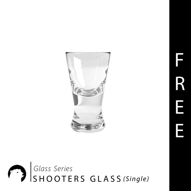 Glass Series – Shooters Glass Single Free 3D Model