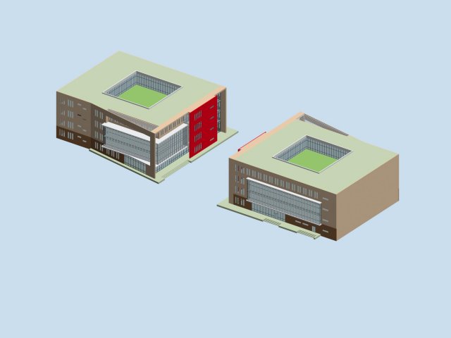 City planning office building fashion design – 284 3D Model