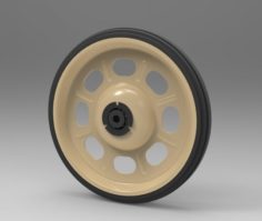 Wheel from barrow 3D Model