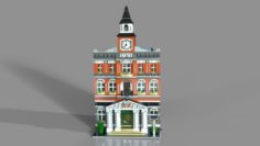 Lego town hall 3D Model