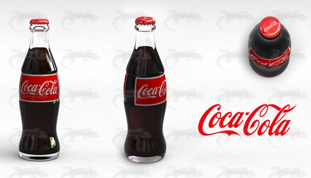 Coca Cola Bottle 192ml 3D Model