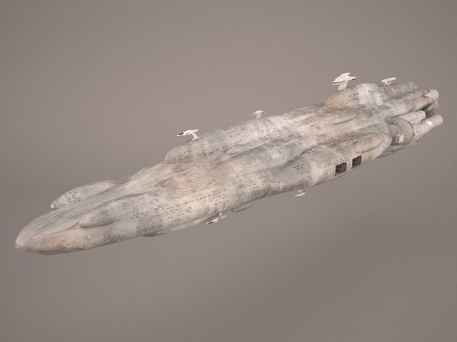 Moncal Cruiser Star Wars 3D Model