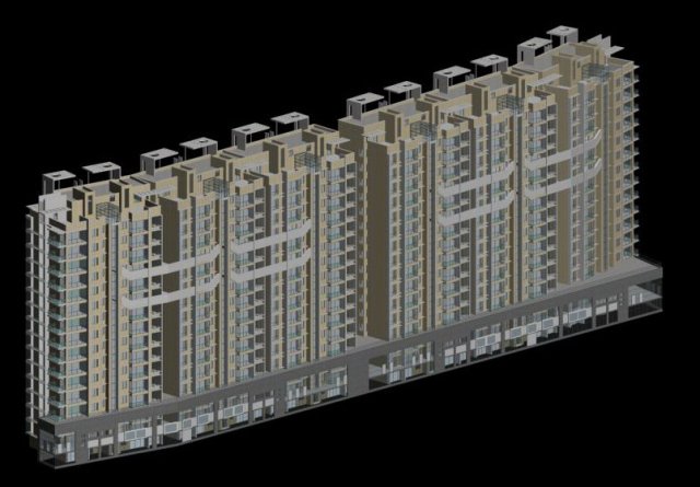 City government office building architectural design – 353 3D Model