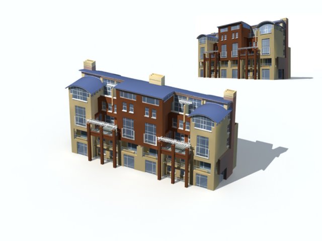 City – Villa 11103 3D Model