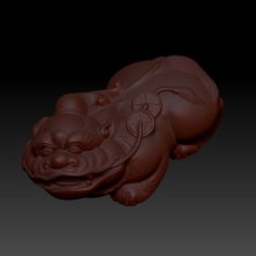Brave Troops/Mythical Wild Animal/PiXiu 3D model  3D Print Model