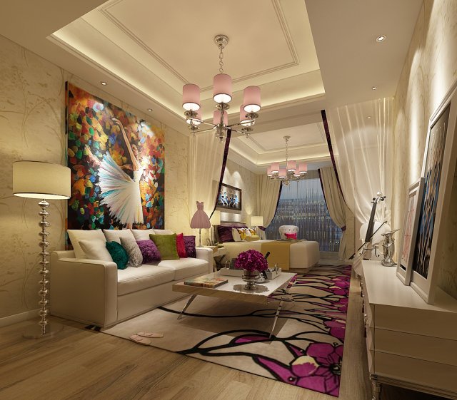 Bedroom hotel suites designed a complete 120 3D Model