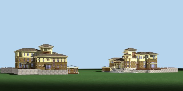 City – alone Villa 11222 3D Model