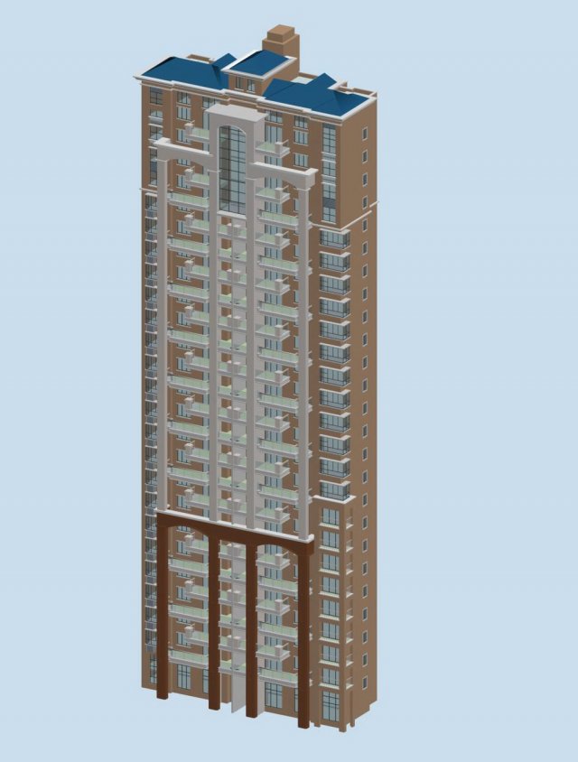 City government office building architectural design – 148 3D Model