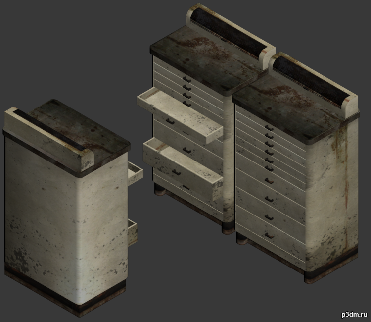 Med Cabinet 3D Model