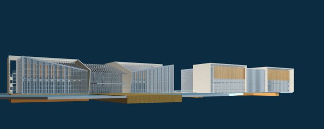 City planning office building fashion design – 261 3D Model